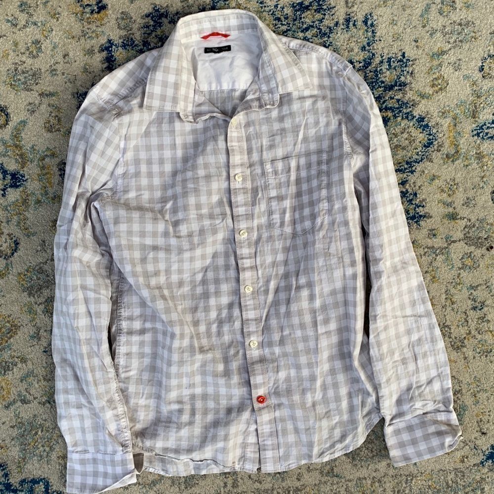 Sons of Intrigue Checkered Button Down Size S
